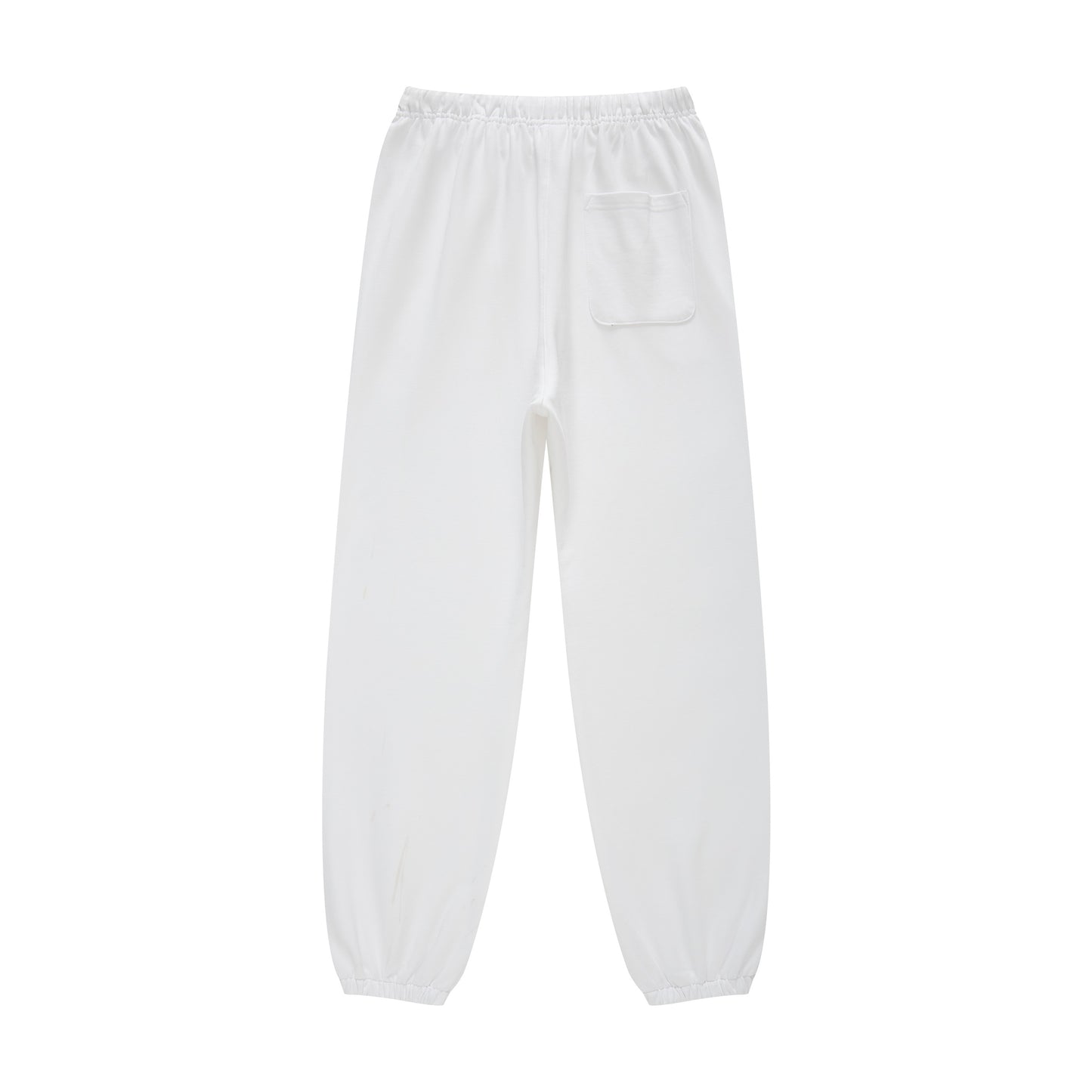 440GSM Men’s Relaxed Fit Loopback Terry Jogger Pants Ivory White