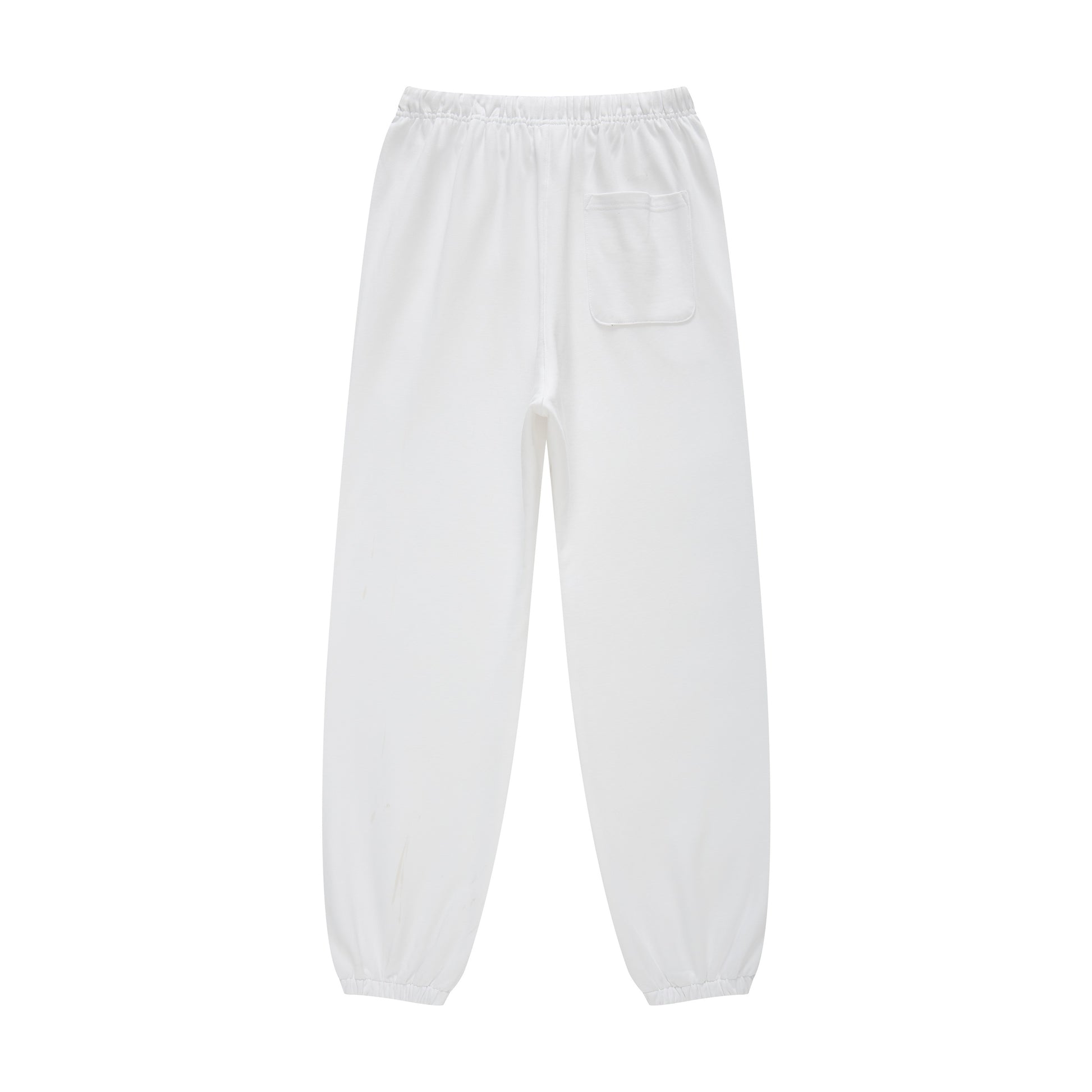 440GSM Men’s Relaxed Fit Loopback Terry Jogger Pants Ivory White