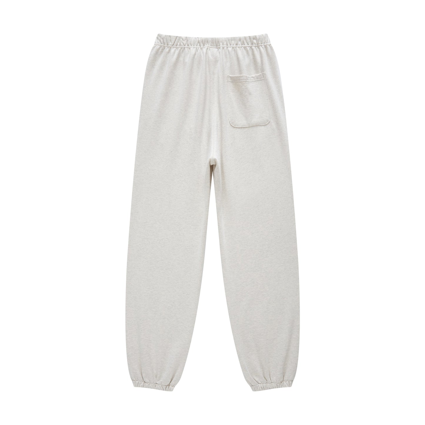 440GSM Men’s Relaxed Fit Loopback Terry Jogger Pants Oatmeal Grey