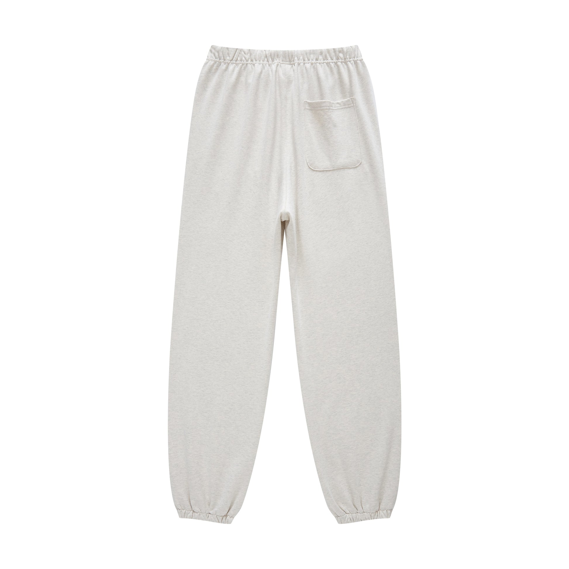 440GSM Men’s Relaxed Fit Loopback Terry Jogger Pants Oatmeal Grey