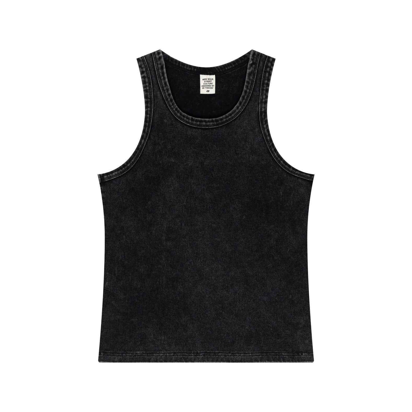 315GSM Men's Solid-Color Soft Cotton Muscle Tee