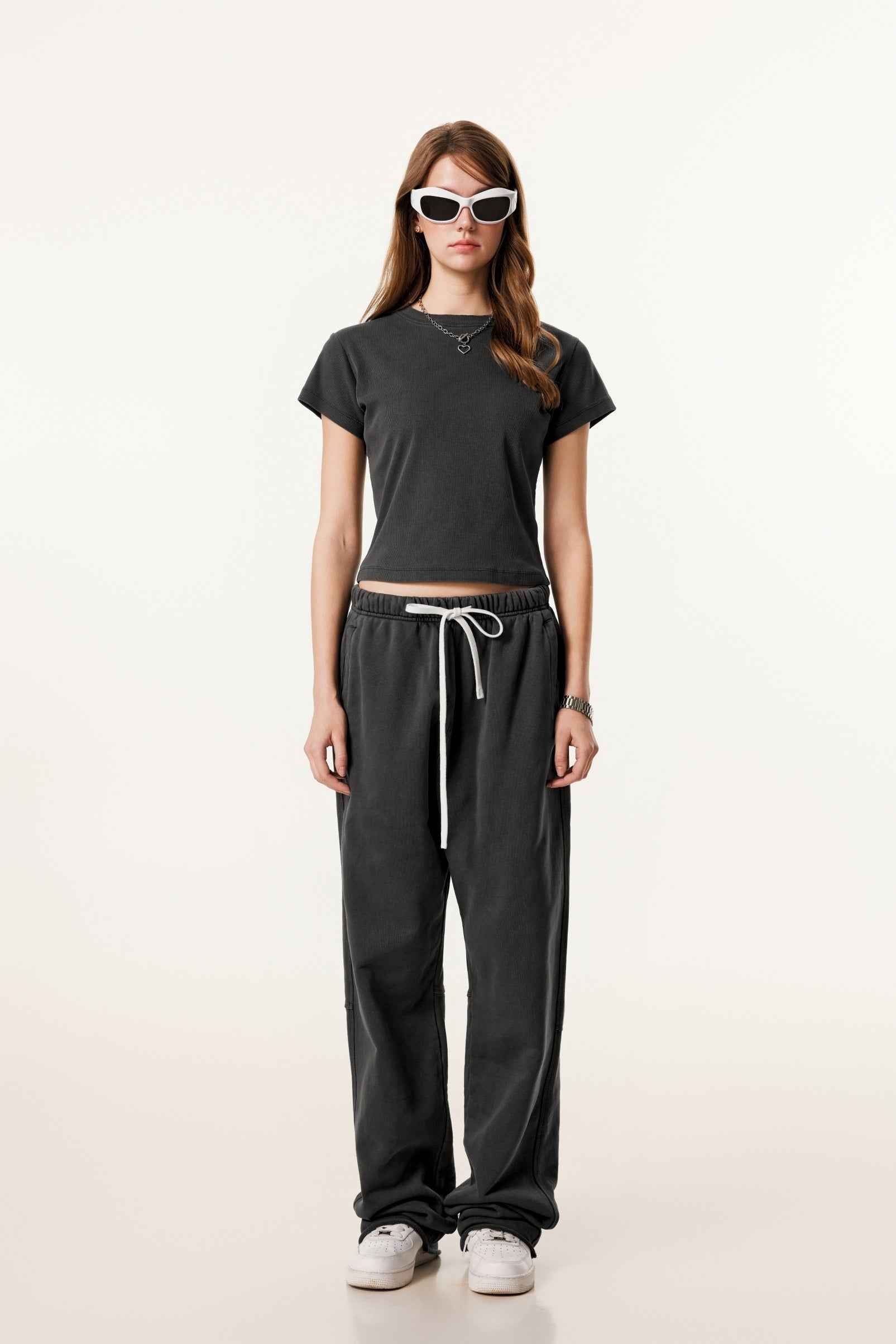 275GSM Women’s Figure-Flattering Straight Shoulder T-shirt