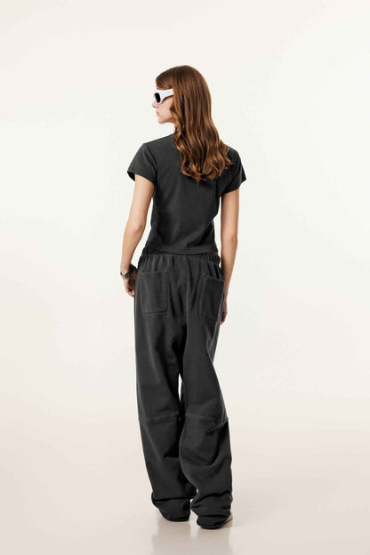 275GSM Women’s Figure-Flattering Straight Shoulder T-shirt