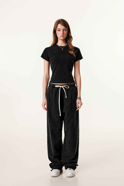 275GSM Women’s Figure-Flattering Straight Shoulder T-shirt
