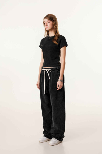 275GSM Women’s Figure-Flattering Straight Shoulder T-shirt