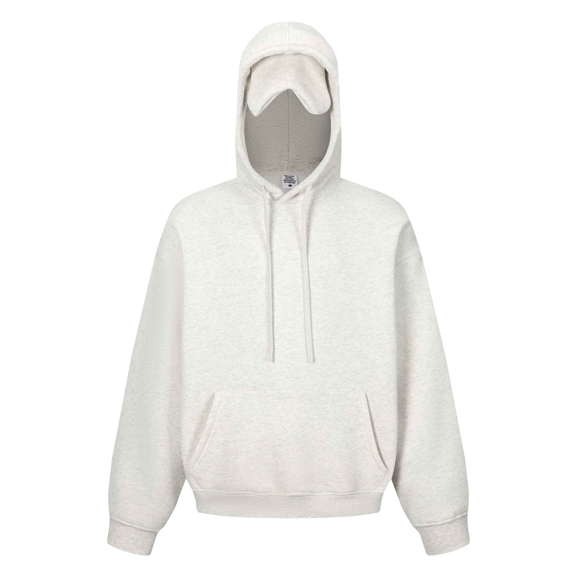 345GSM Men's Eye-Patch Hoodie Basic Plain Solid Color