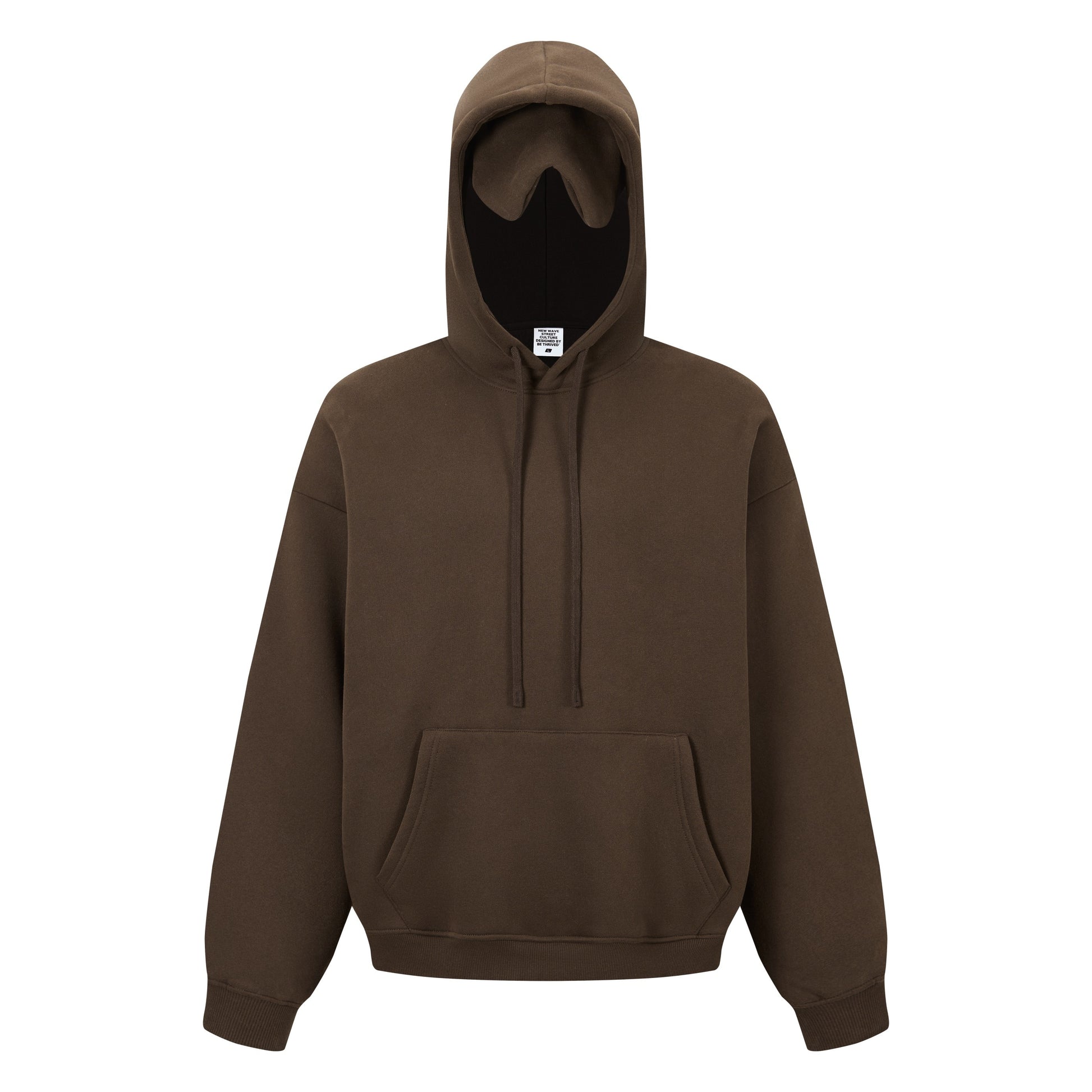 345GSM Men’s Eye-Patch Hoodie Brown Tan