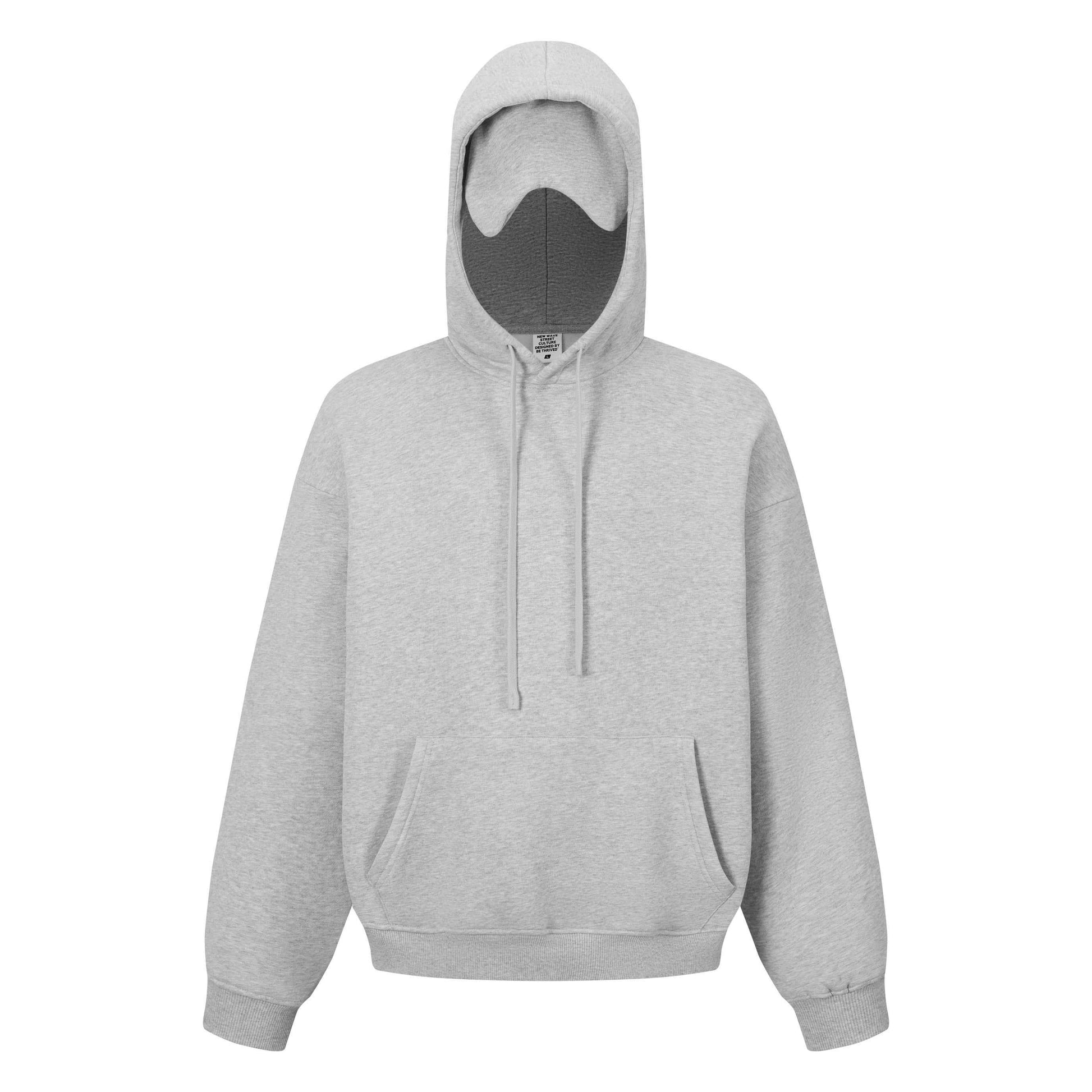 345GSM Men's Eye-Patch Hoodie Basic Plain Solid Color