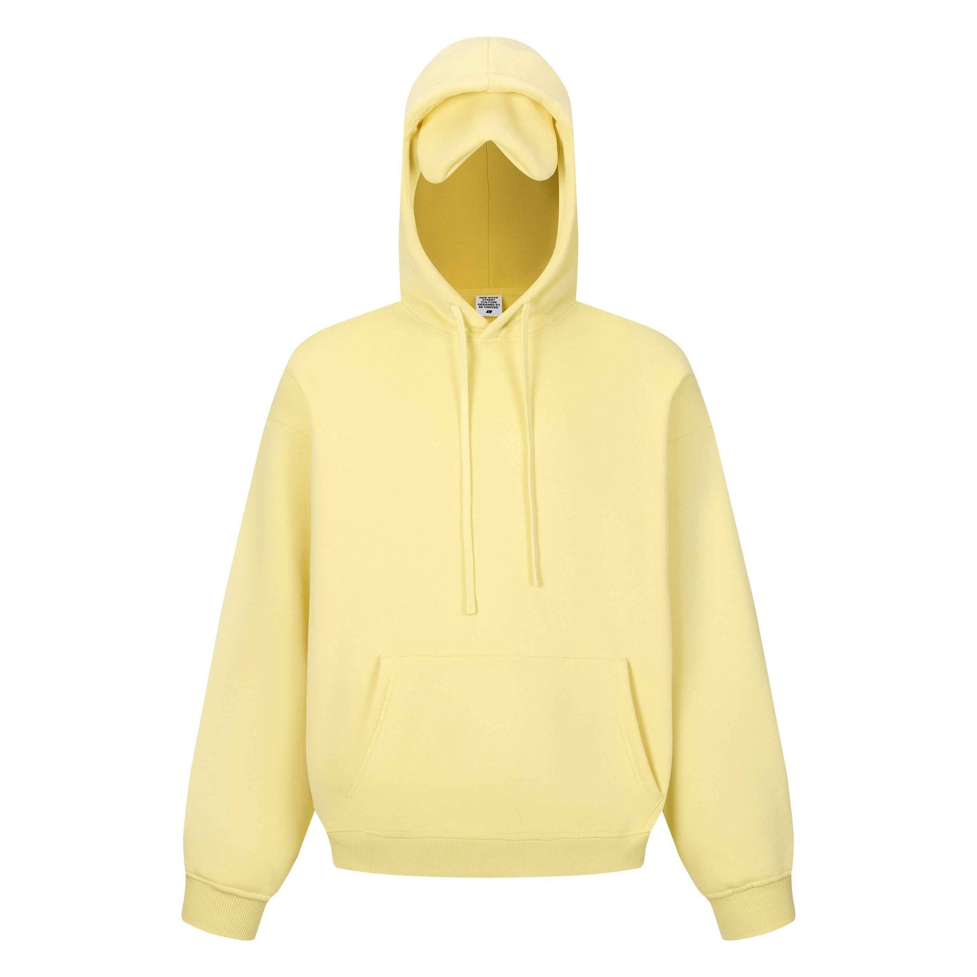 345GSM Men's Eye-Patch Hoodie Basic Plain Solid Color