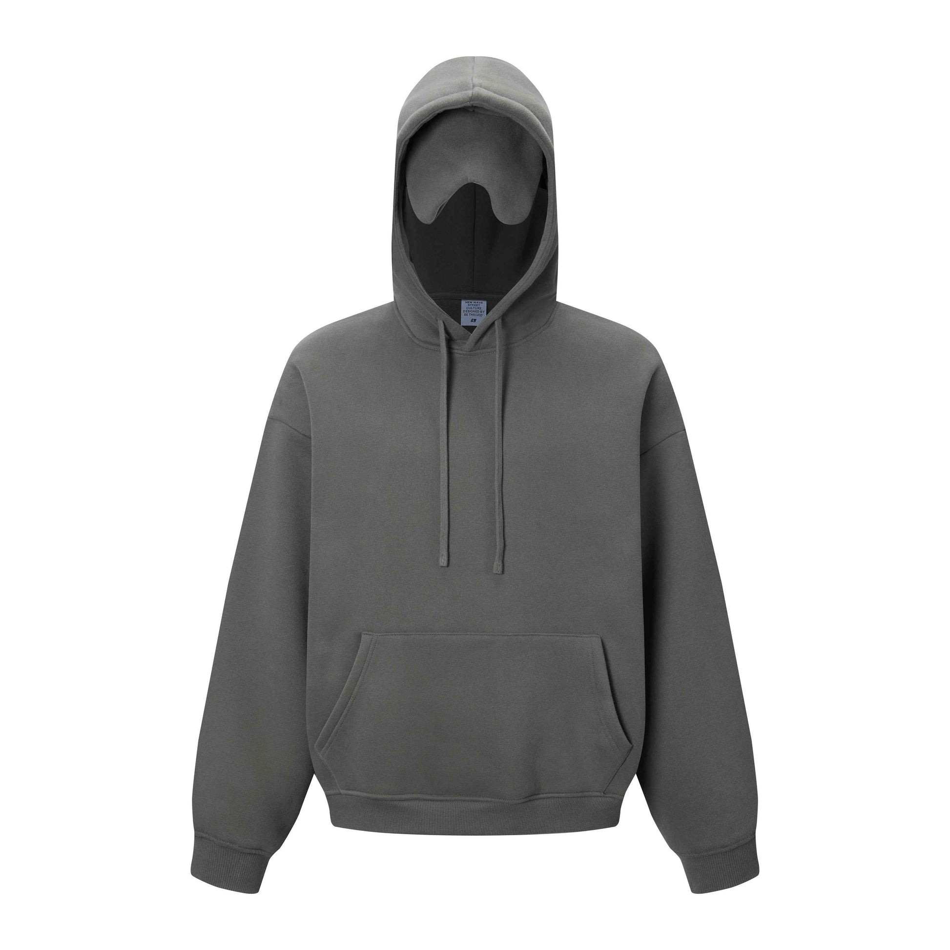 345GSM Men's Eye-Patch Hoodie Basic Plain Solid Color