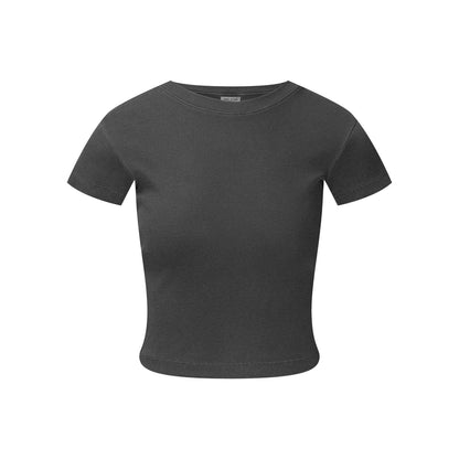 275GSM Women’s Figure-Flattering Straight Shoulder T-shirt