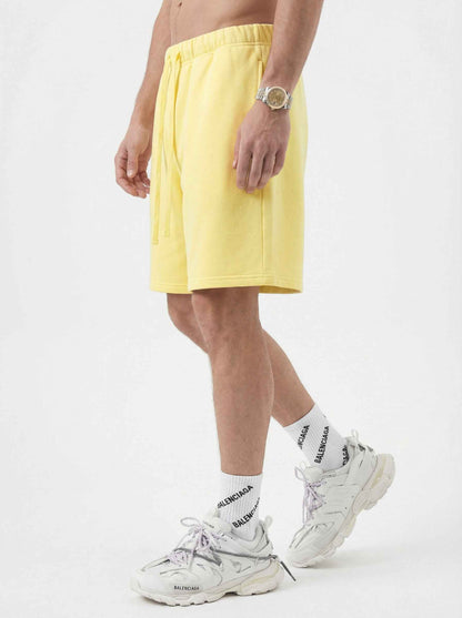 345GSM Men's Fleece-Lined Straight-Leg Shorts