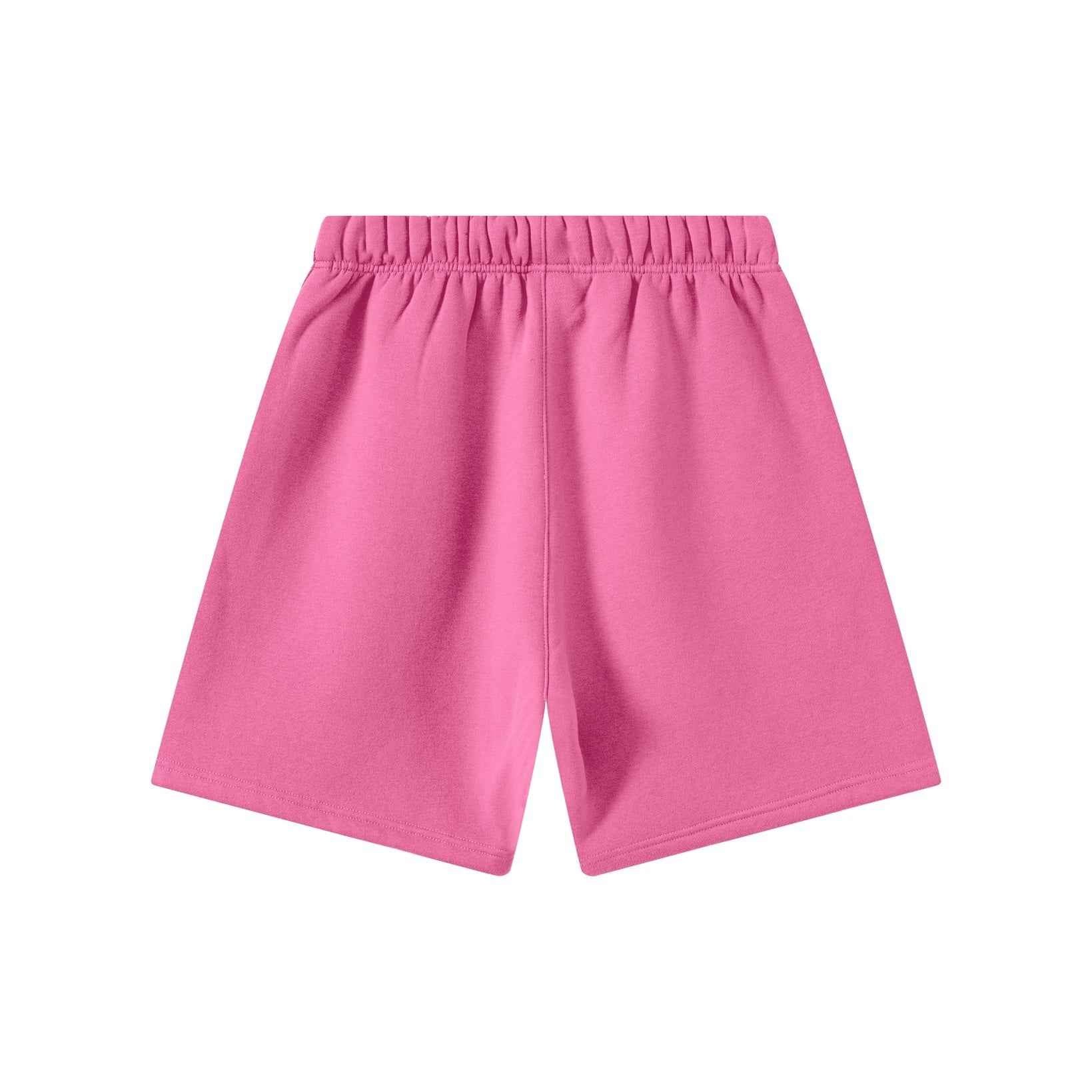345GSM Men's Fleece-Lined Straight-Leg Shorts