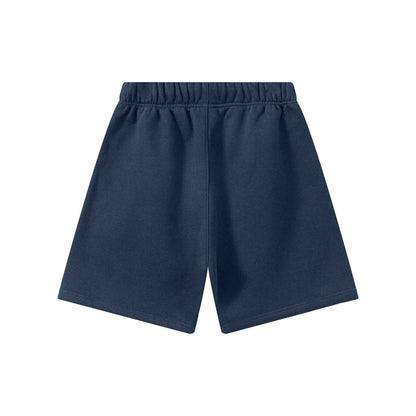 345GSM Men's Fleece-Lined Straight-Leg Shorts