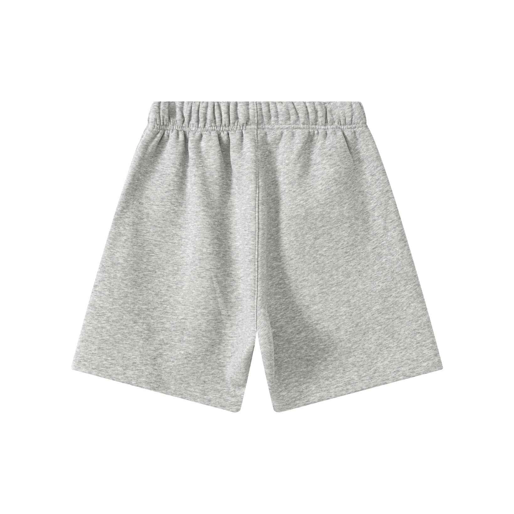 345GSM Men's Fleece-Lined Straight-Leg Shorts