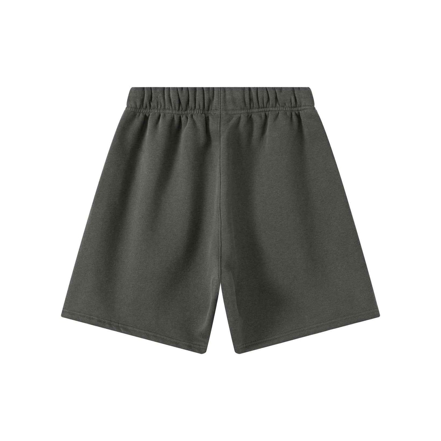 345GSM Men's Fleece-Lined Straight-Leg Shorts
