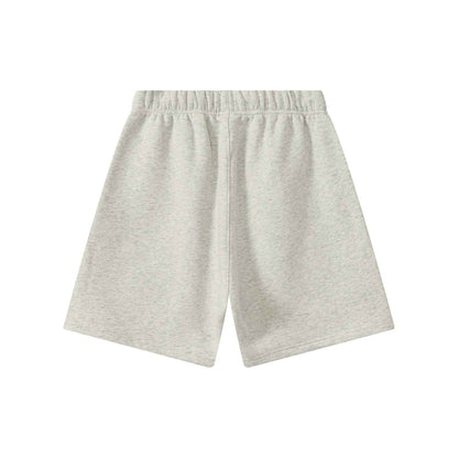 345GSM Men's Fleece-Lined Straight-Leg Shorts