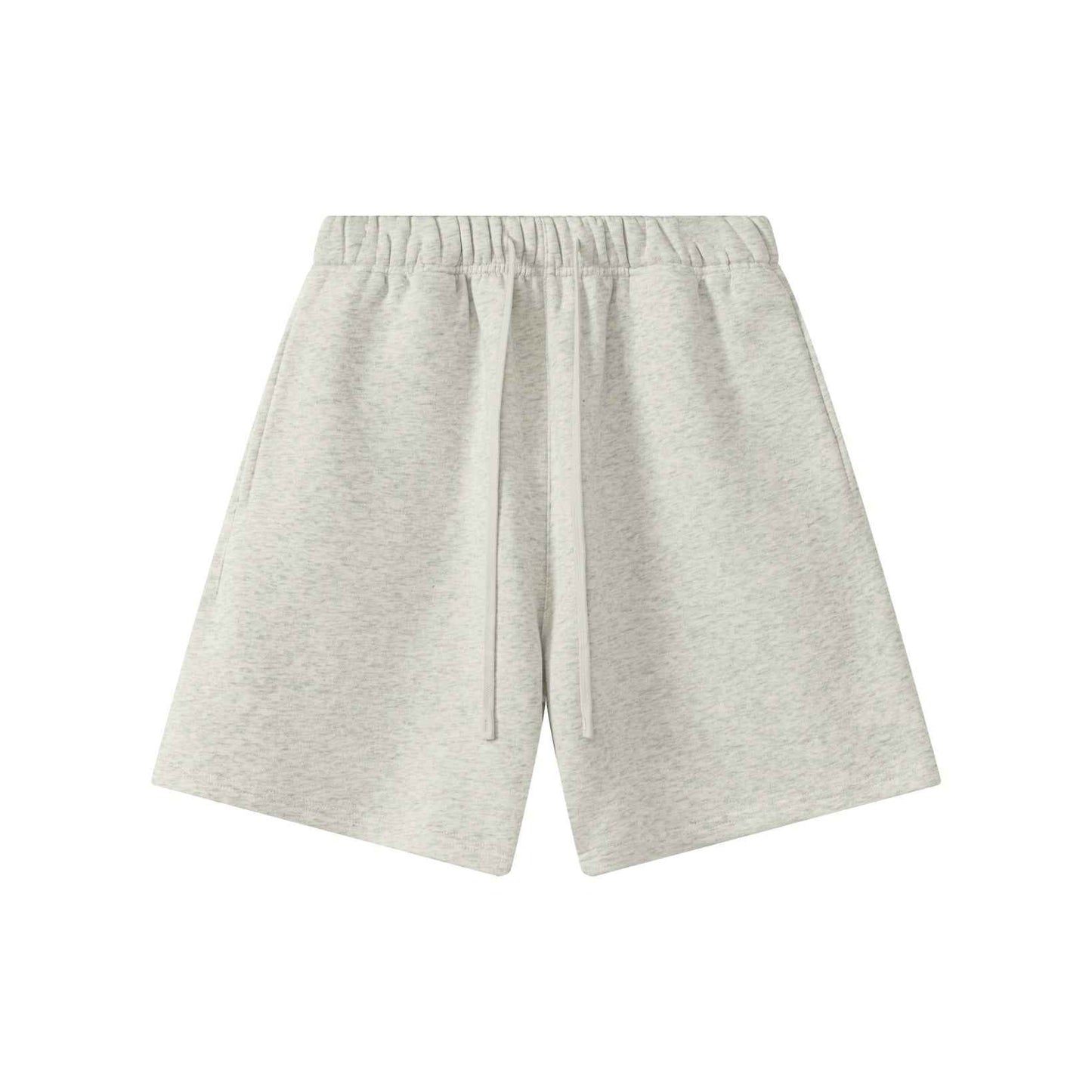 345GSM Men's Fleece-Lined Straight-Leg Shorts