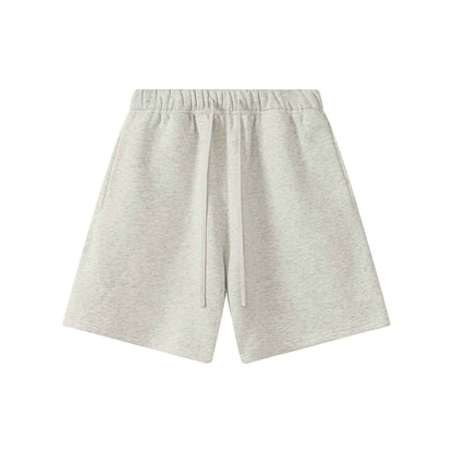 345GSM Men's Fleece-Lined Straight-Leg Shorts