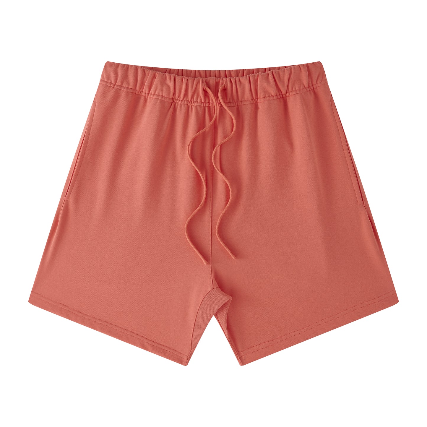 440GSM Unisex Heavyweight French Terry Shorts Orange red