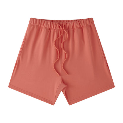 440GSM Unisex Heavyweight French Terry Shorts Orange red