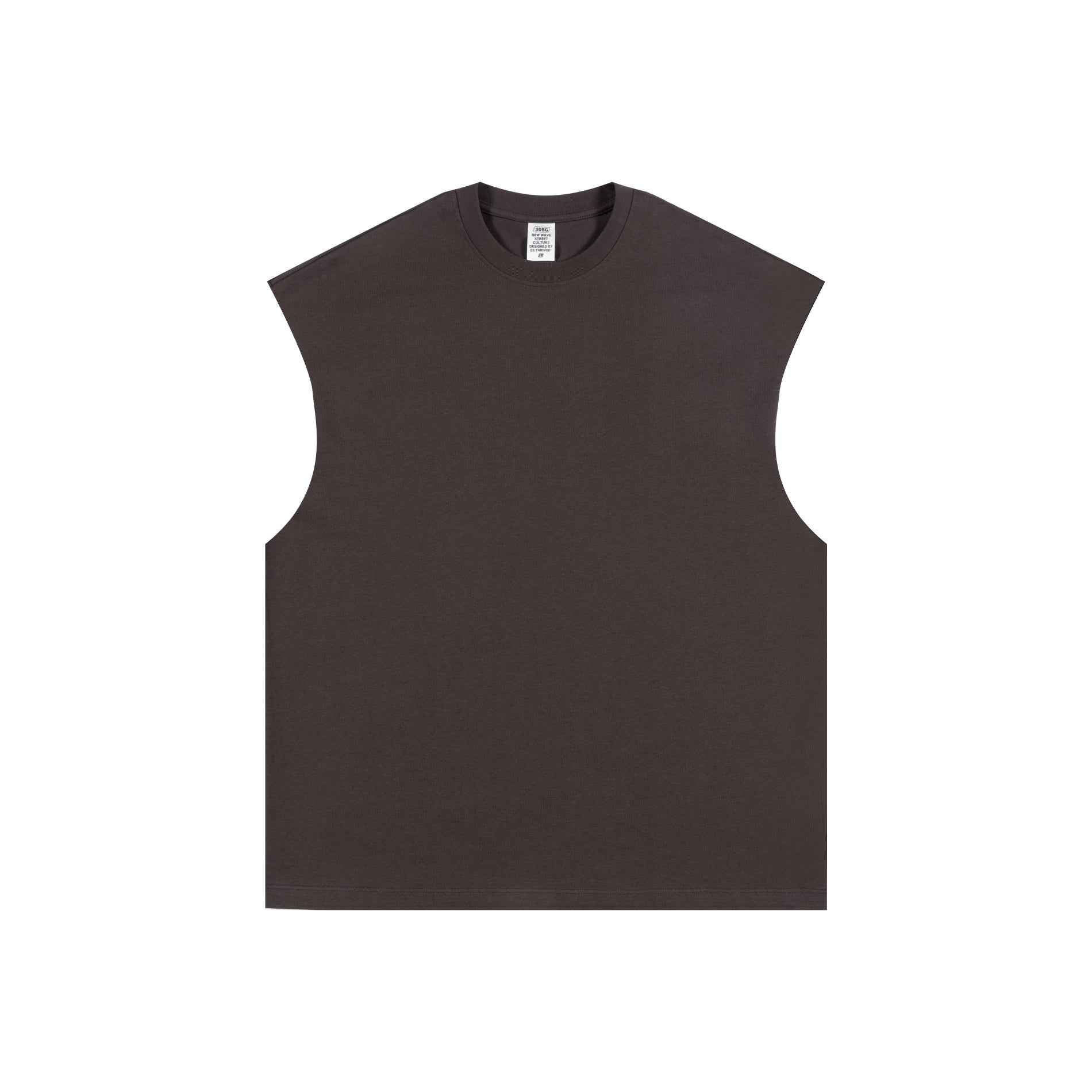 305GSM Unisex Earth-Tone Muscle Tee