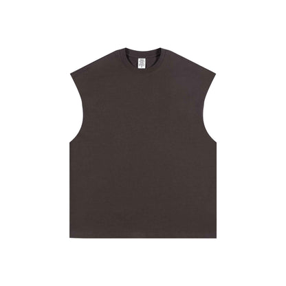 305GSM Unisex Earth-Tone Muscle Tee