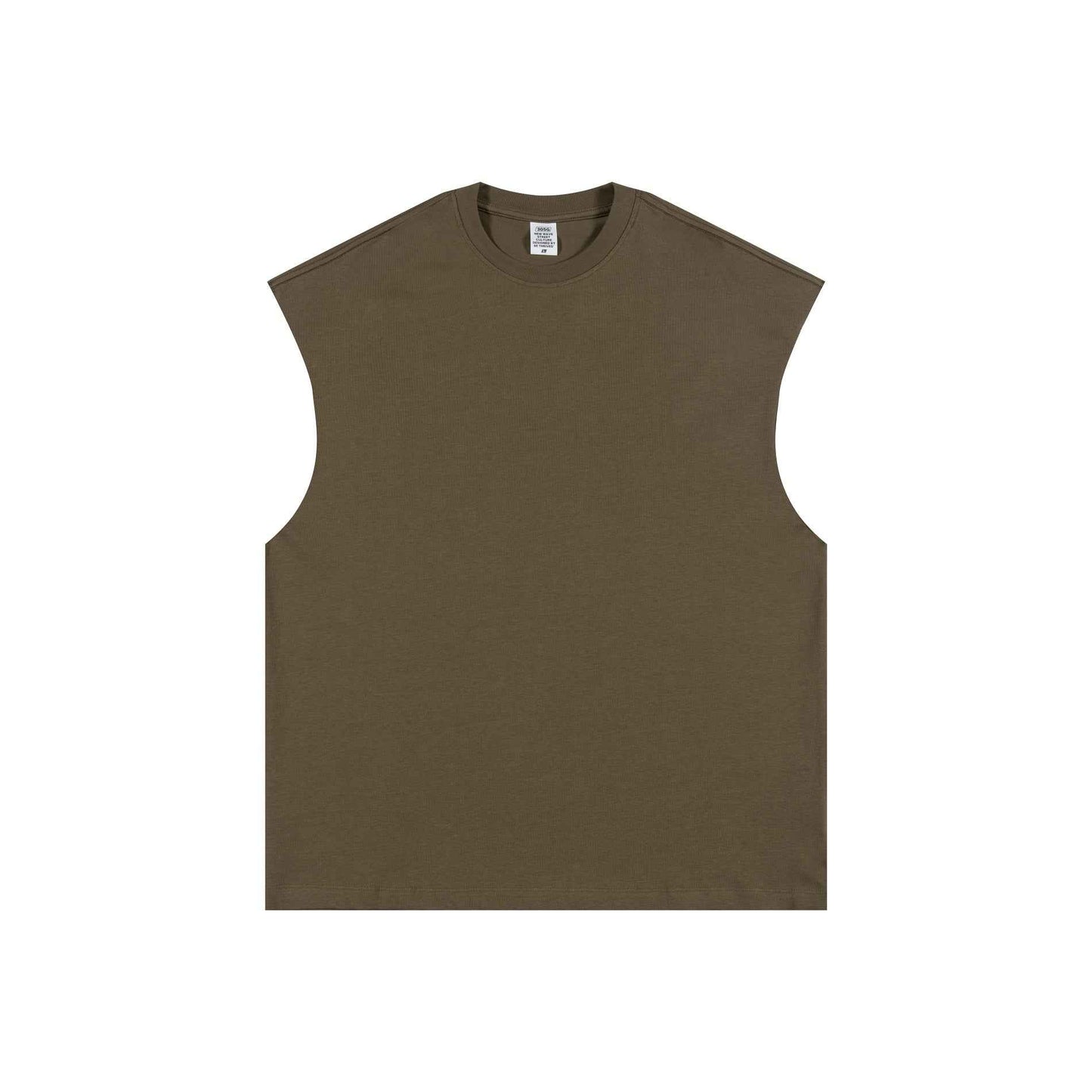 305GSM Unisex Earth-Tone Muscle Tee
