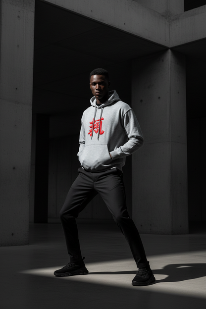 MUNSIEUR Men's Hoodie "The M" Printed in USA |Gildan 18500 Double DTF