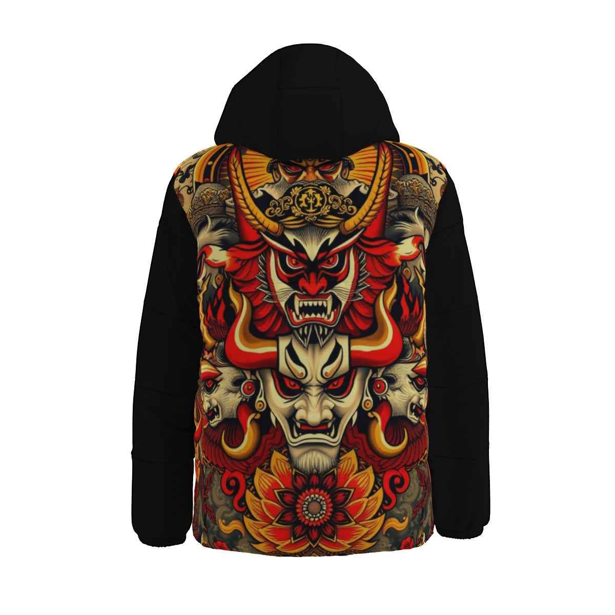 Men's All - Over Print Down Coat by MUNSIEUR - Munsieur