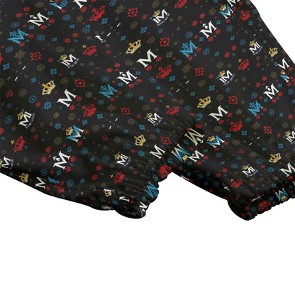 Men's Joggers MUNSIEUR All - Over Print Knitted Fleece "Coolie" - Munsieur