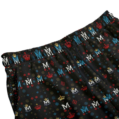 Men's Joggers MUNSIEUR All - Over Print Knitted Fleece "Coolie" - Munsieur