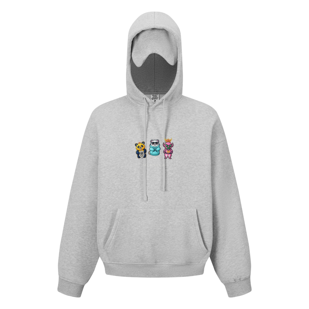 345GSM Men’s Eye-Patch Hoodie