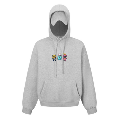 345GSM Men’s Eye-Patch Hoodie