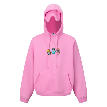 345GSM Men’s Eye-Patch Hoodie
