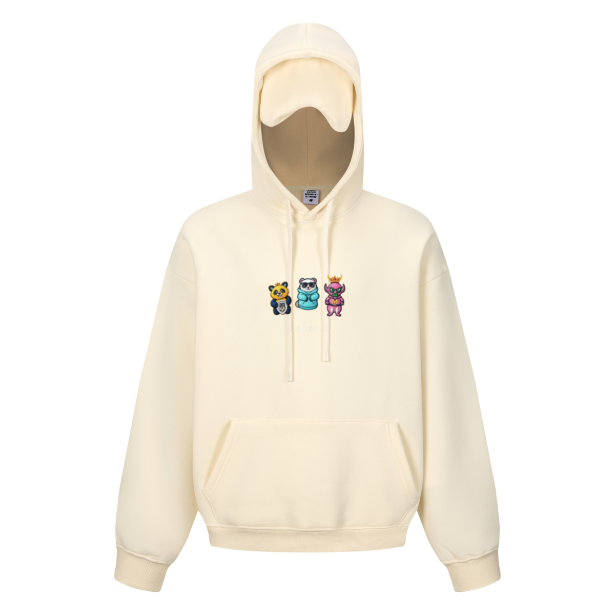 345GSM Men’s Eye-Patch Hoodie