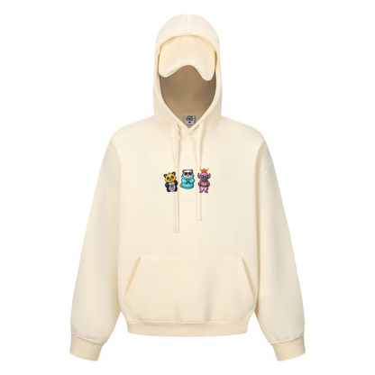 345GSM Men’s Eye-Patch Hoodie