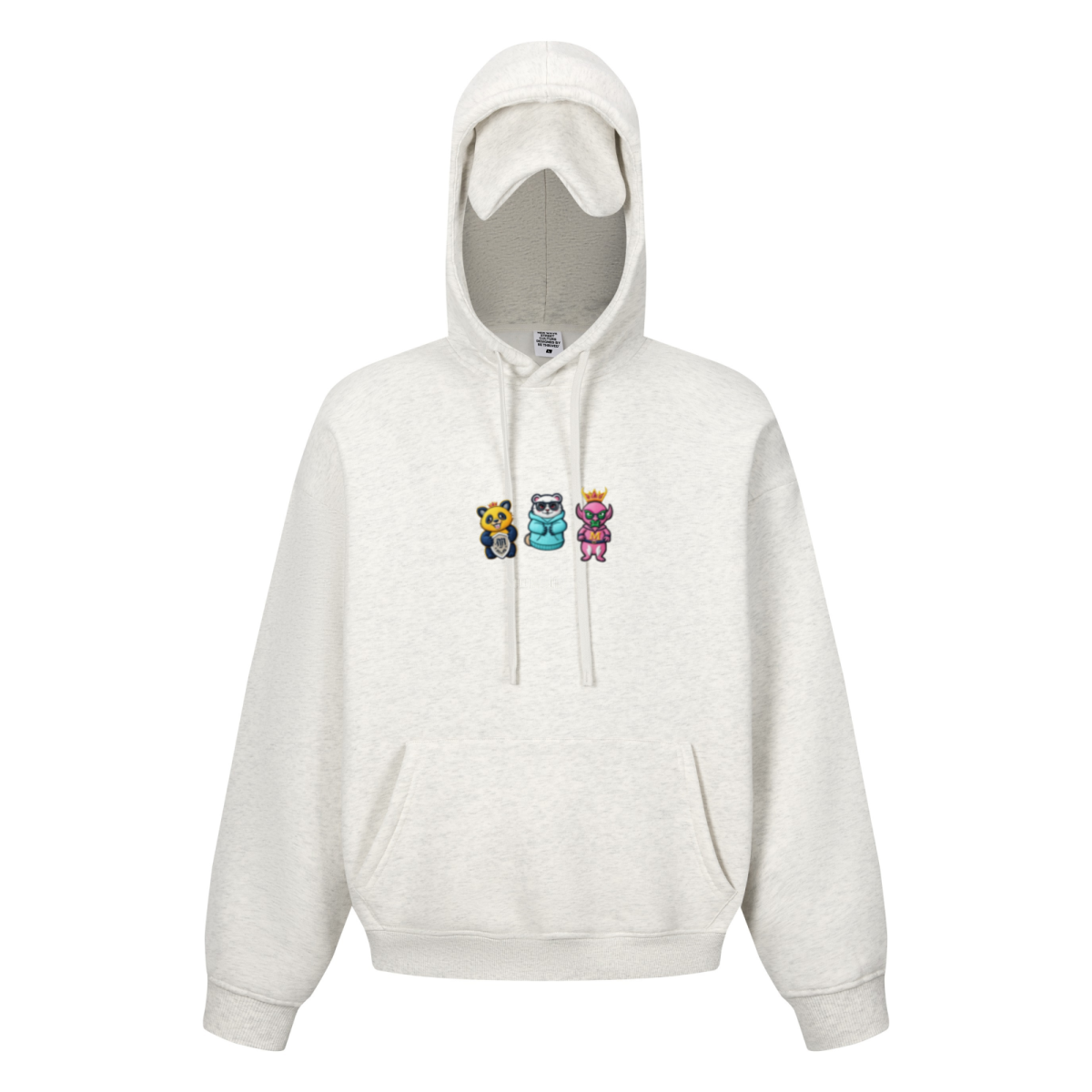 345GSM Men’s Eye-Patch Hoodie