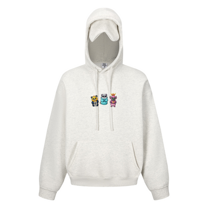 345GSM Men’s Eye-Patch Hoodie