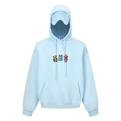 345GSM Men’s Eye-Patch Hoodie