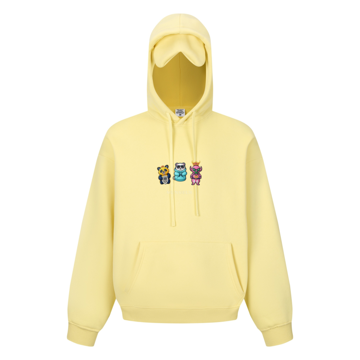 345GSM Men’s Eye-Patch Hoodie