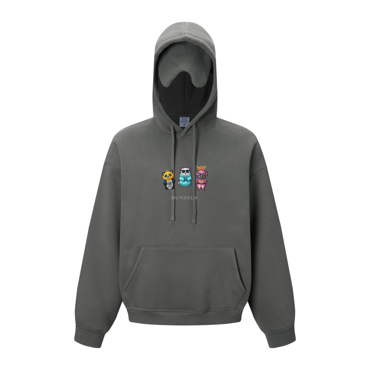 345GSM Men’s Eye-Patch Hoodie