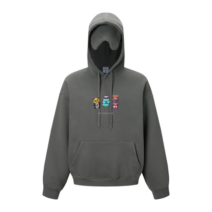 345GSM Men’s Eye-Patch Hoodie