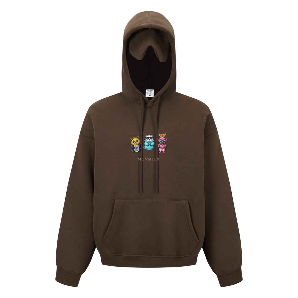 345GSM Men’s Eye-Patch Hoodie