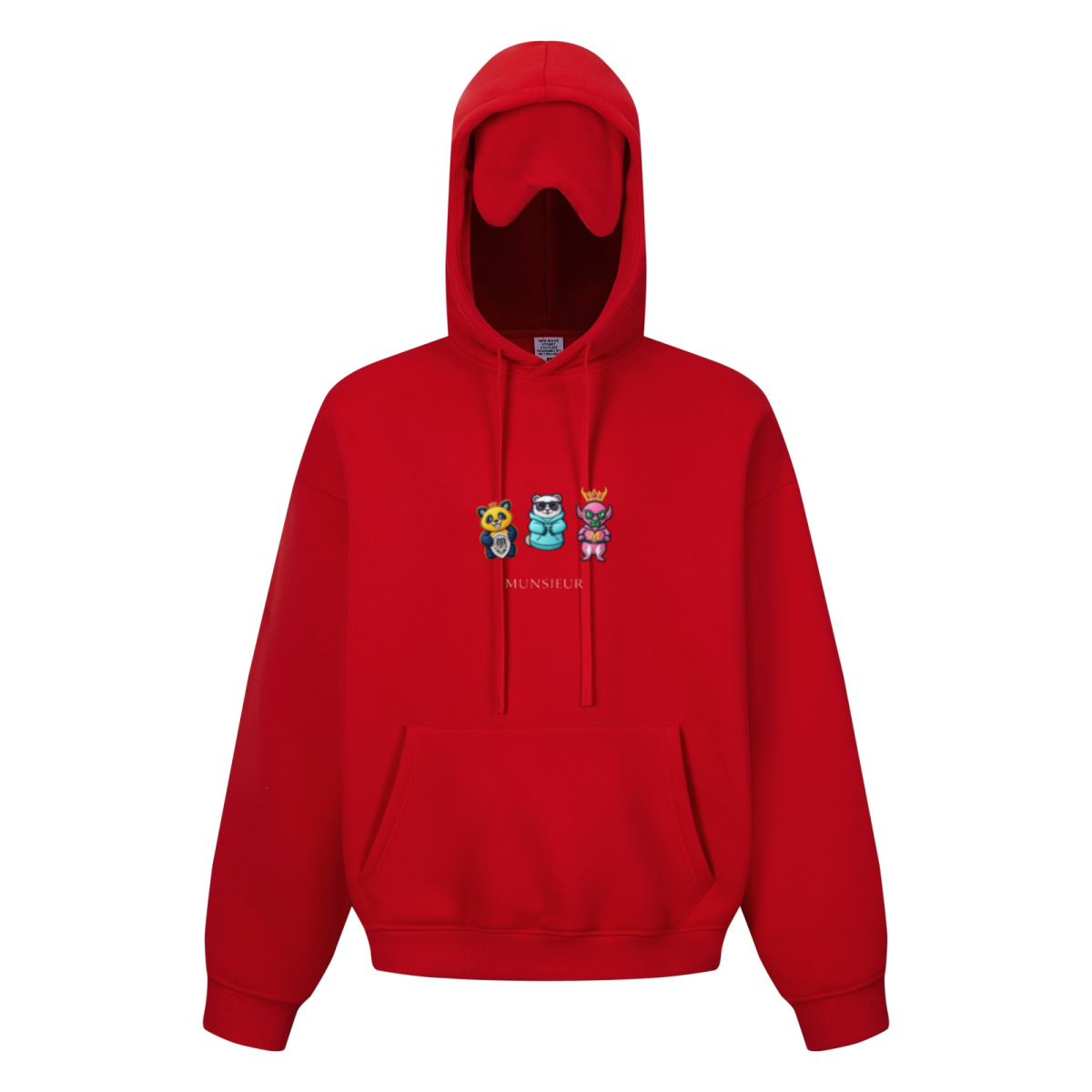 345GSM Men’s Eye-Patch Hoodie
