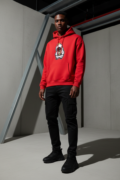 345GSM Men’s Eye-Patch Hoodie