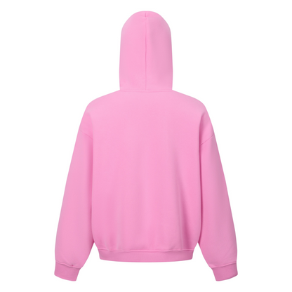 345GSM Men’s Eye-Patch Hoodie Peach Pink