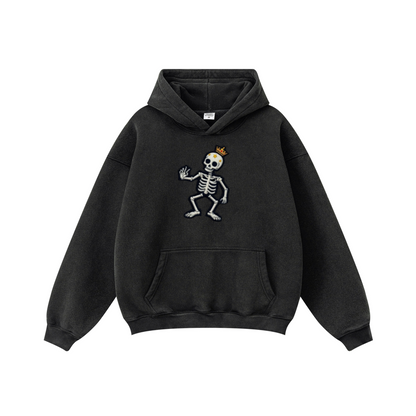 360GSM Unisex Vintage-Wash Hoodie