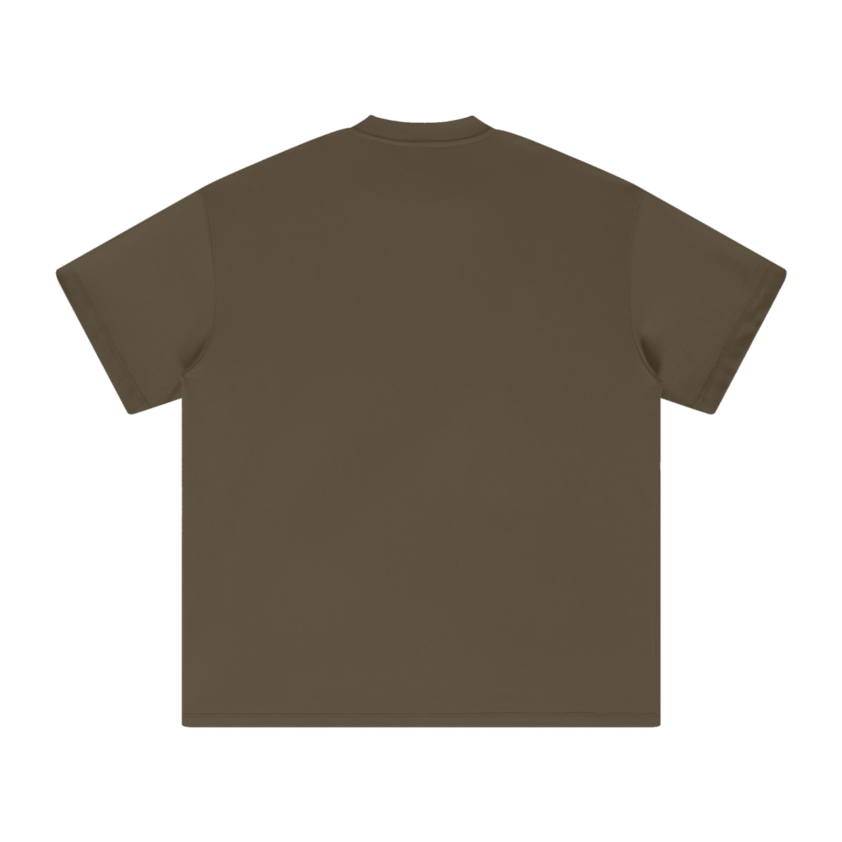 305GSM Unisex FOG Earth-Tone 20-Color Drop-Shoulder T-shirt Brown