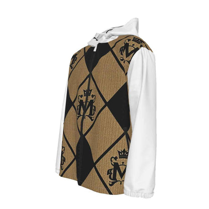 MUNSIEUR All - Over Print Coat Men's Windbreaker with Zipper - Munsieur